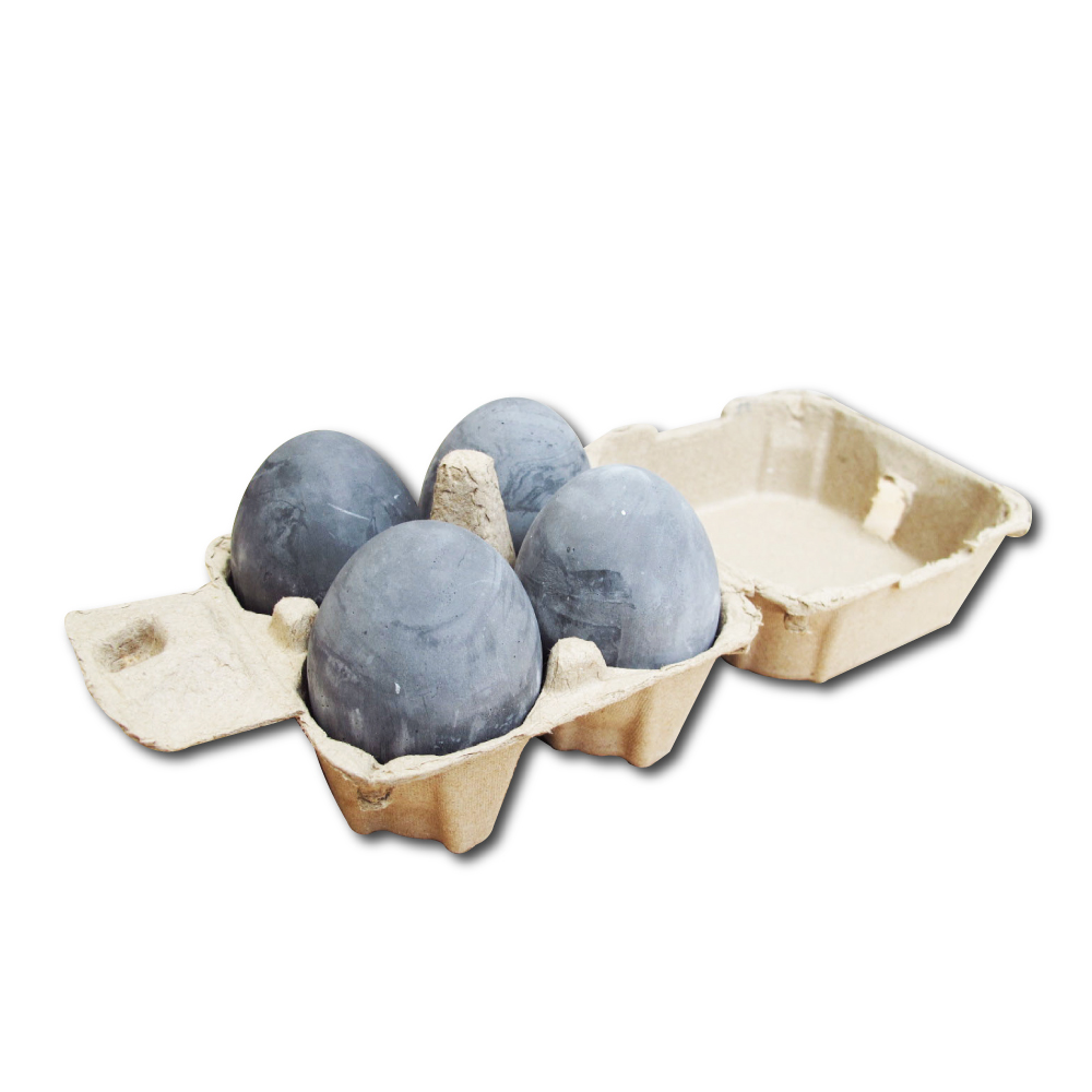 (2盒)生活良品-雞蛋造型硅藻土冰箱除臭蛋-灰色4顆/盒