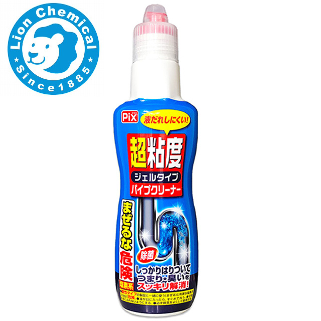 日本獅子化學超黏度凝狀水管清潔400g
