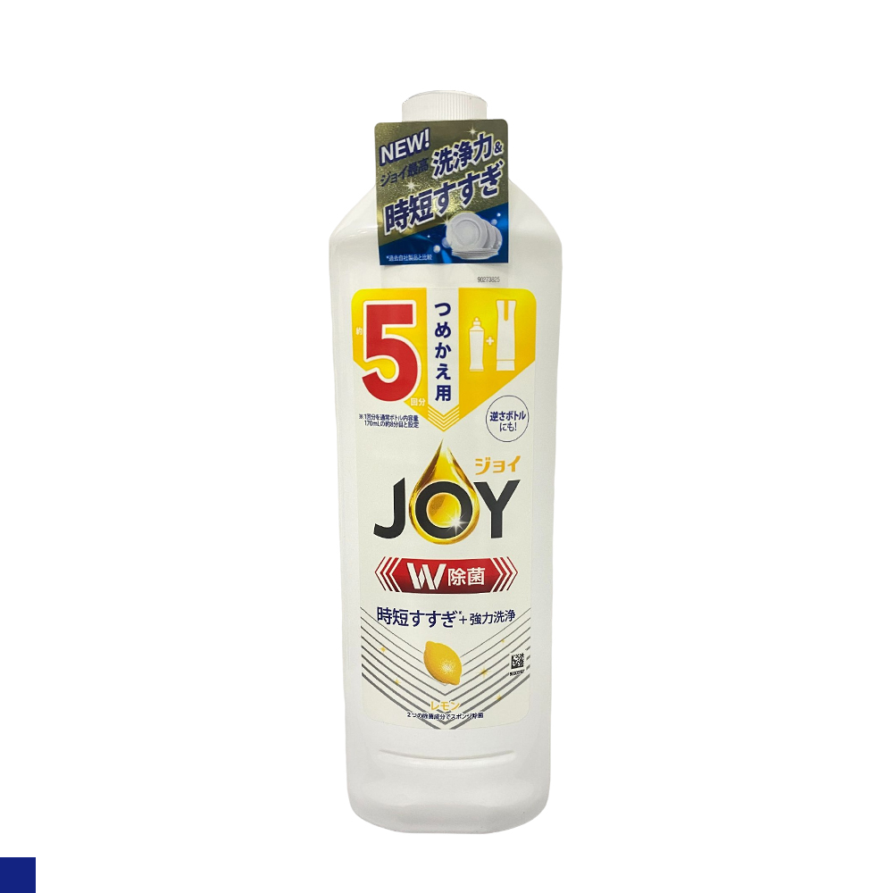 P&G JOY 速淨除菌濃縮洗碗精補充瓶670ml(檸檬)