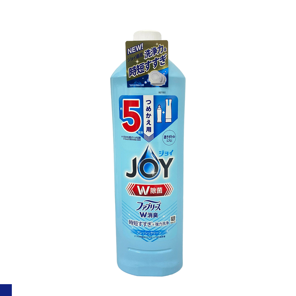 P&G JOY 速淨除菌濃縮洗碗精補充瓶670ml(海洋)