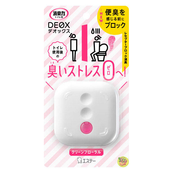 日本【雞仔牌 】 消臭力 DEOX浴廁消臭劑 放置型-淨潔花香