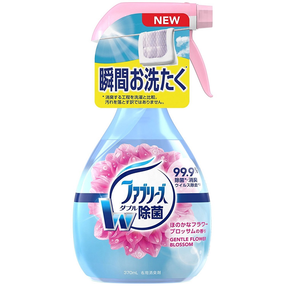 日本【P&G】FebrezeW布料．衣物除菌消臭 噴霧370ml(花香)