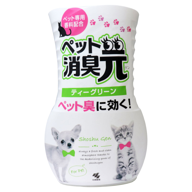 日本 小林製藥 寵物專用消臭元-綠色花香 400ml