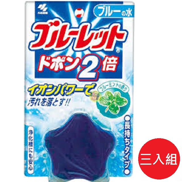 日本【小林製藥】星型馬桶芳香除菌靈-薄荷120g*3入