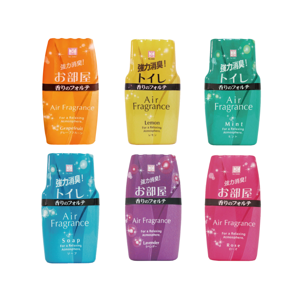 日本KOKUBO小久保-室內浴廁除臭去味空氣芳香劑(6款可選)200ml/罐