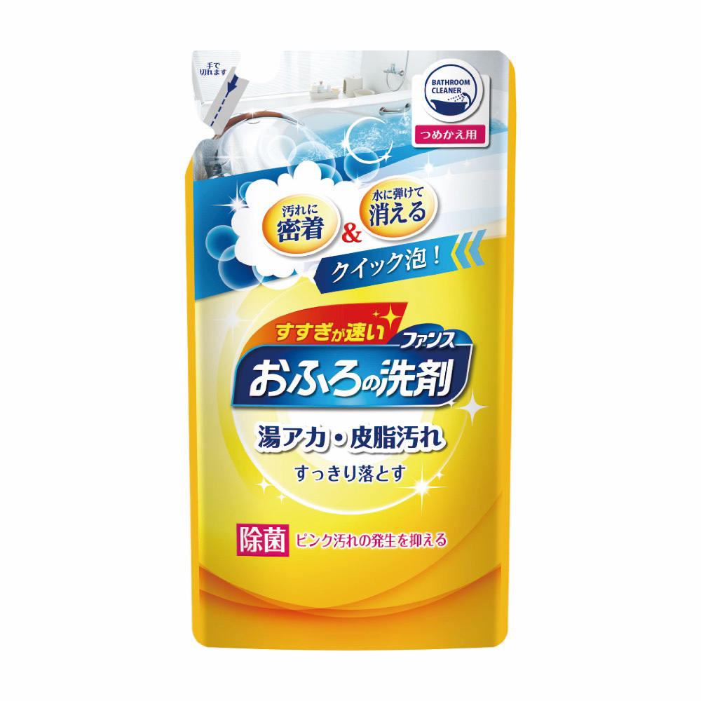 日本 第一石鹼 浴室去垢抑菌噴霧清潔劑補充包-橘子薄荷香330ml