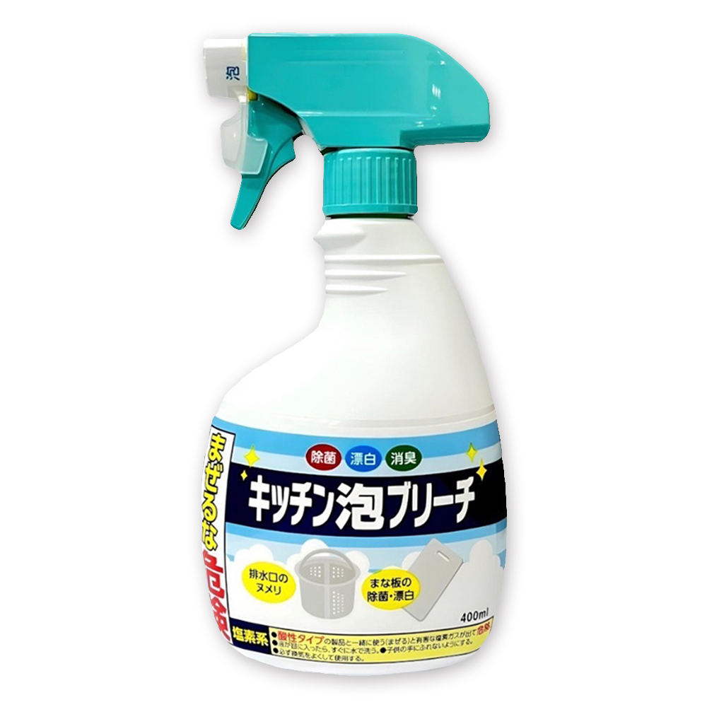 日本第一石鹼廚房泡沫漂白噴霧400ml