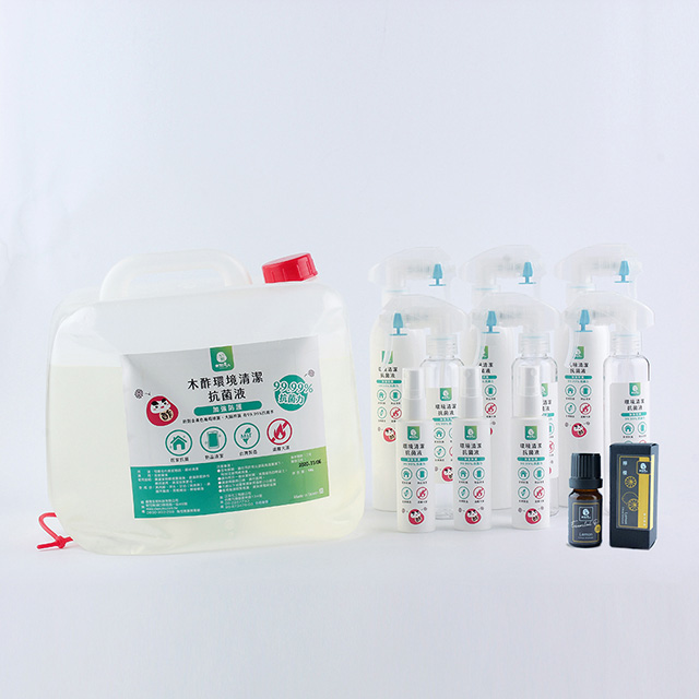 【木酢達人】環境清潔抗菌液10公升加贈10ml精油一瓶9個噴霧空瓶