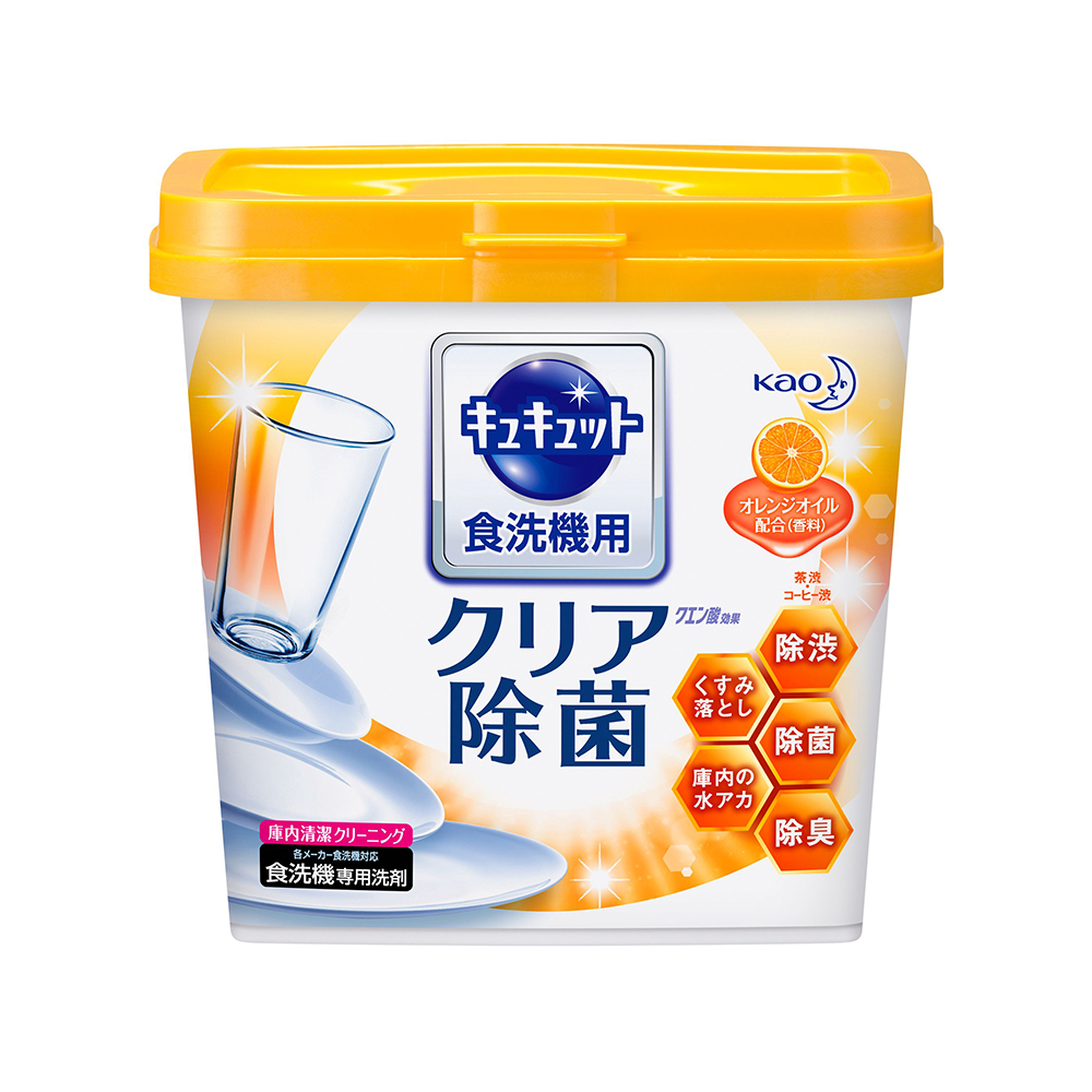 【KAO】Cucute洗碗機專用檸檬酸清潔粉-柑橘香 680g