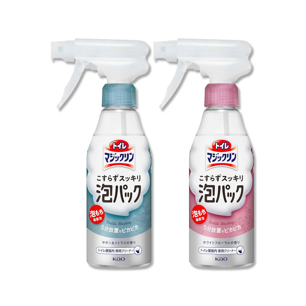 日本KAO花王-馬桶免刷去污消臭泡沫清潔噴霧300ml/瓶