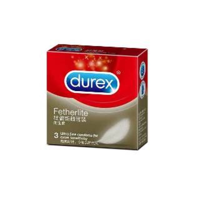 Durex杜蕾斯-超薄型 保險套(3入裝)