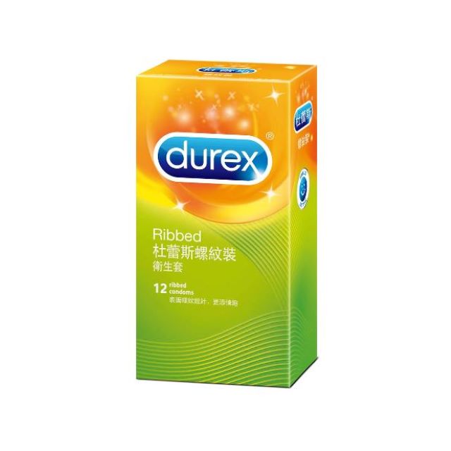 Durex杜蕾斯-螺紋型 保險套（12入X3盒）