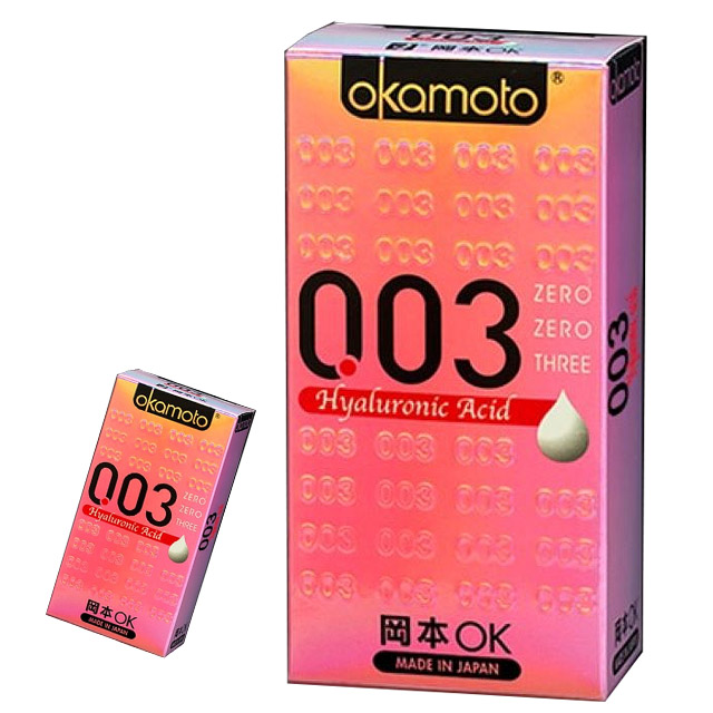 岡本003－HA 玻尿酸極薄保險套（6入裝）