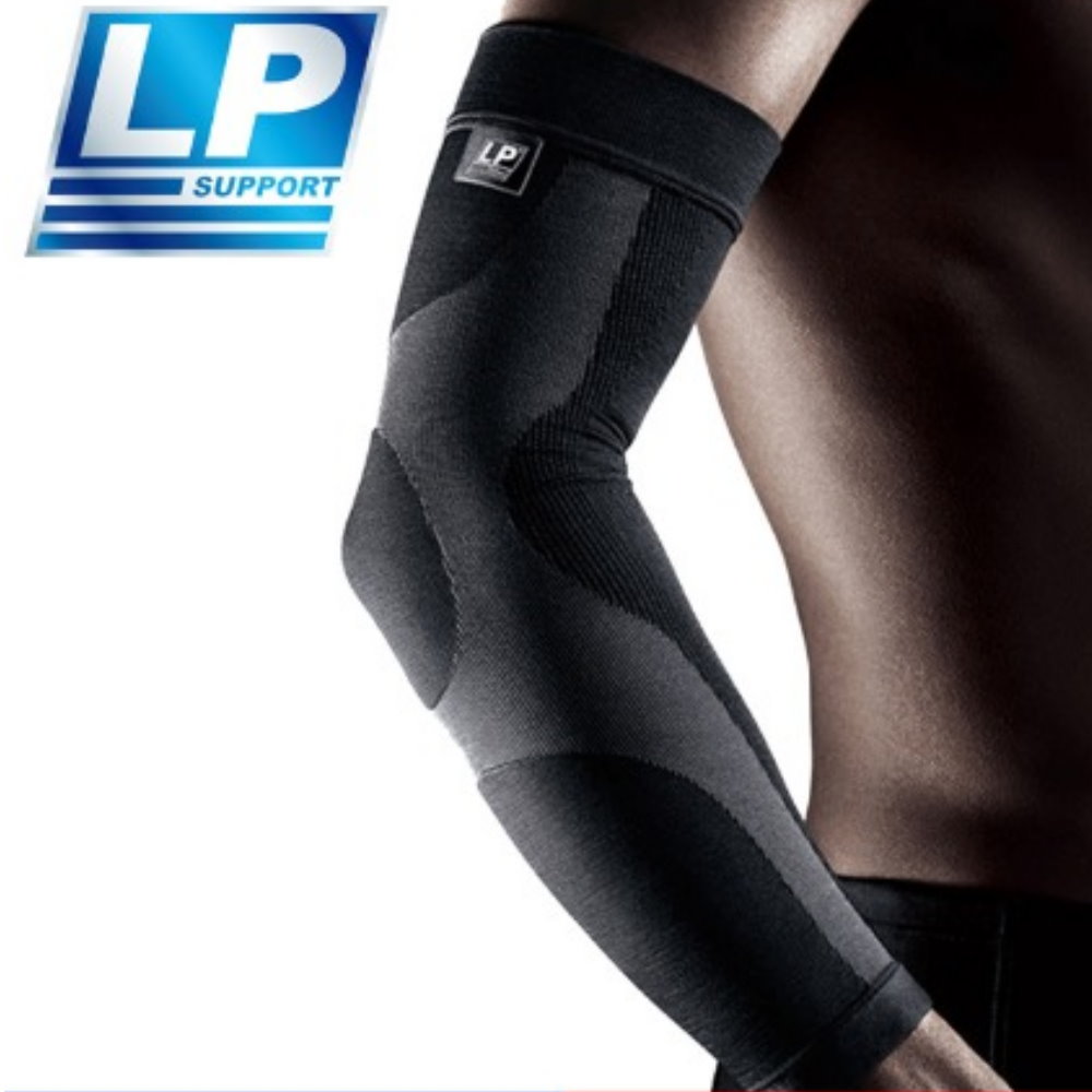 [LP美國頂級護具運動型壓力全肘護套(黑灰)LP251Z/S號/三鐵/運動/