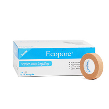 Ecopore透氣膠帶 膚色0.5吋 (24入/盒)