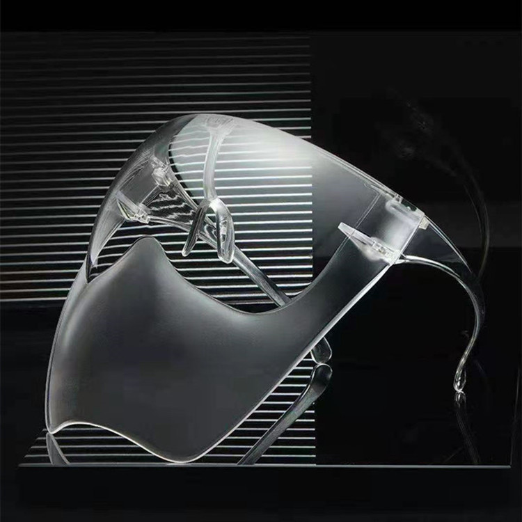 透明防護面罩