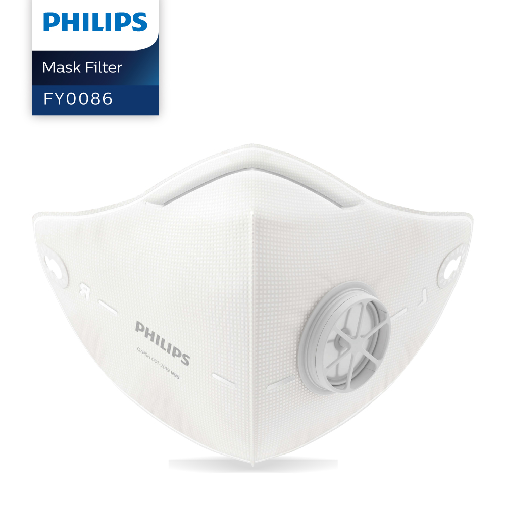 【PHILIPS飛利浦】智慧口罩濾心10入(行動濾淨x裸感呼吸)