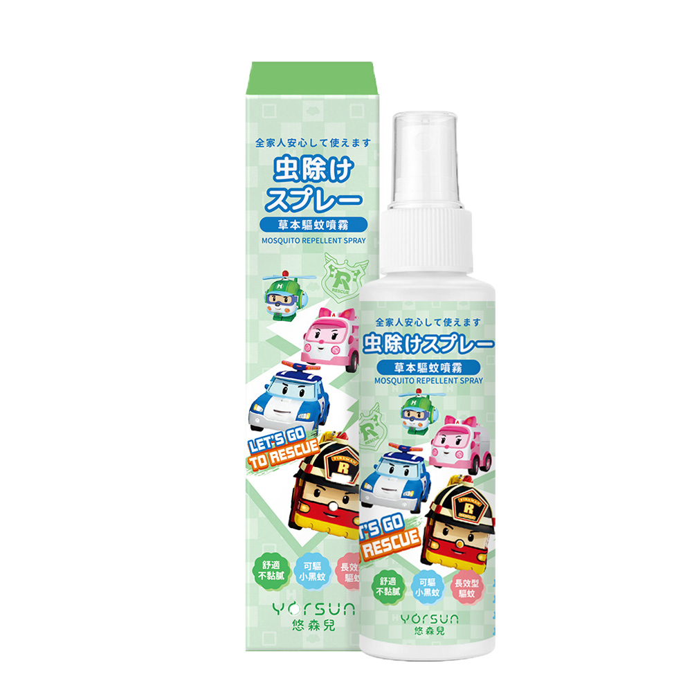 悠森兒 草木驅蚊噴霧100ml 波力