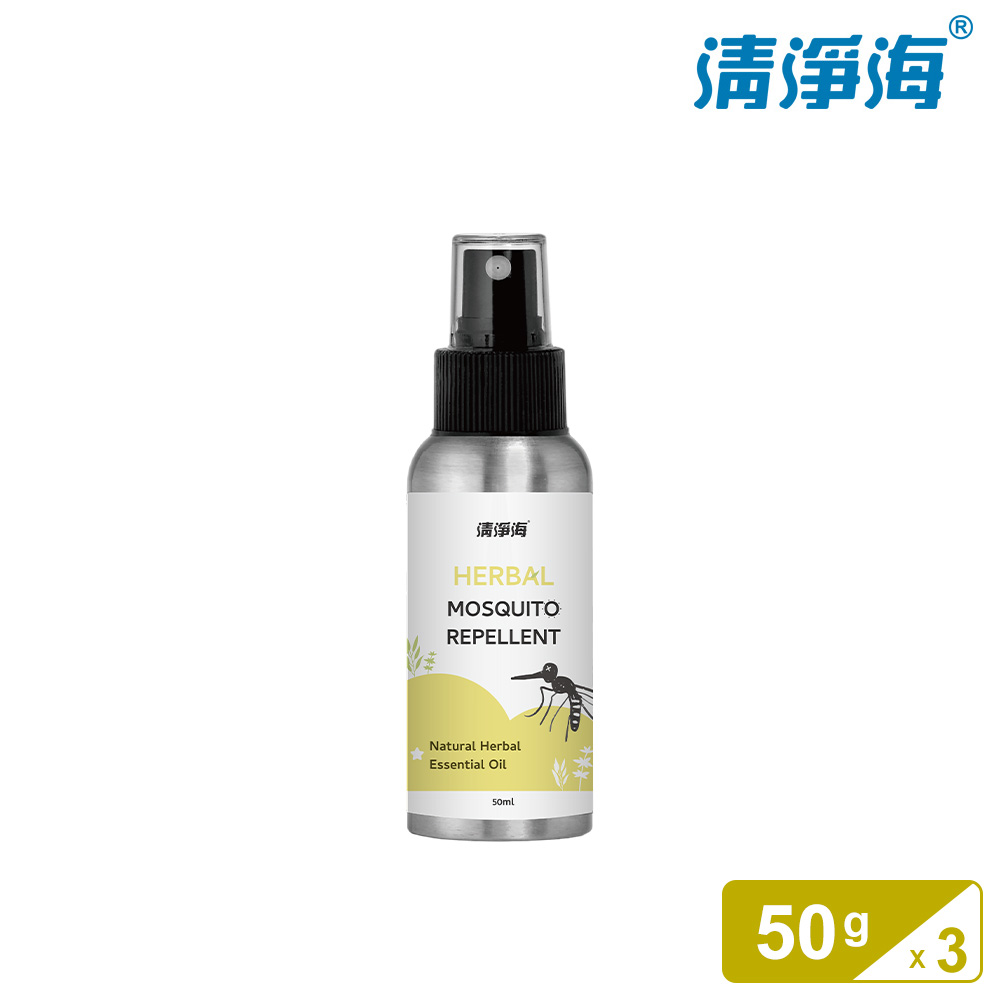 清淨海 植不叮PMD 精油防蚊液 50g 3入