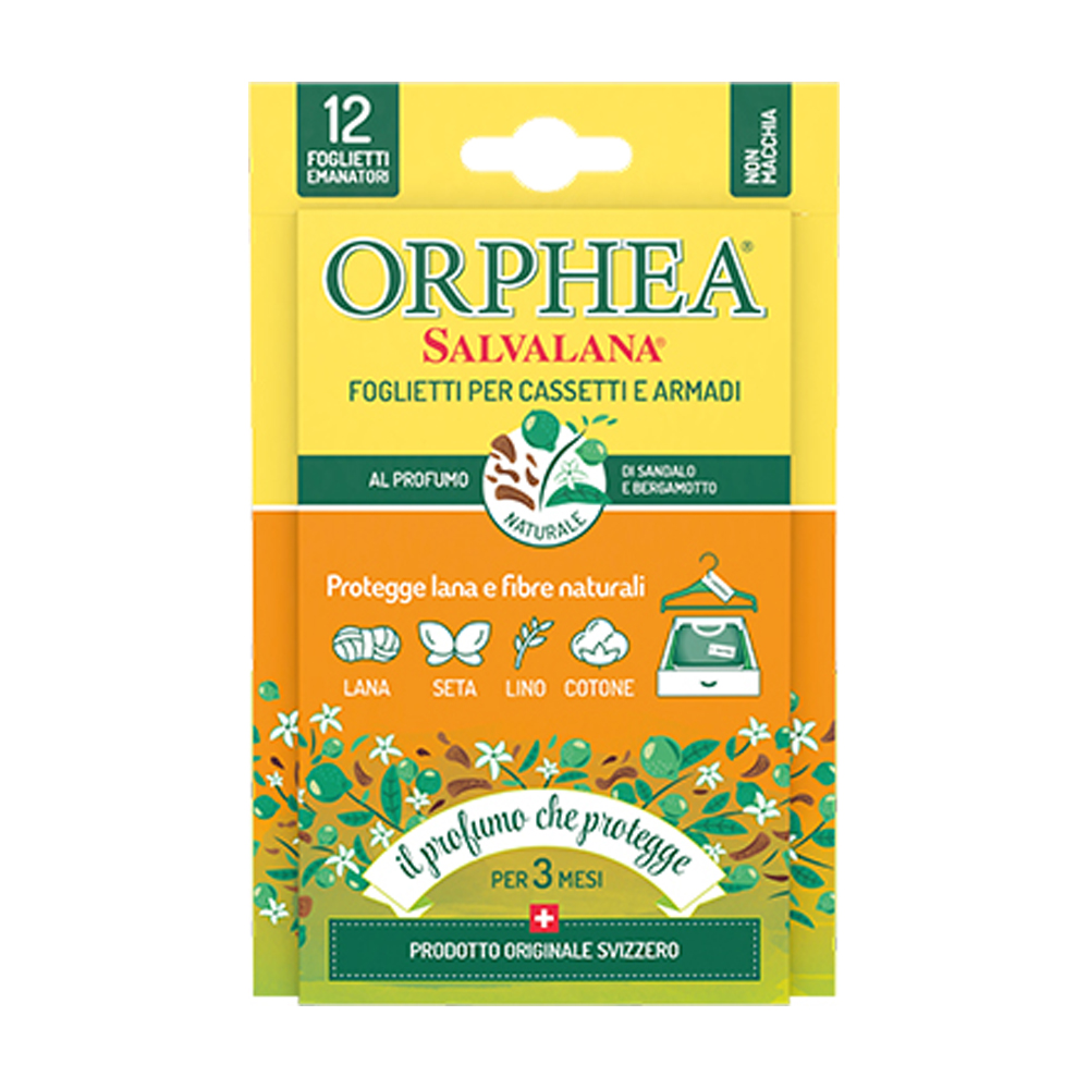 ORPHEA 歐菲雅衣物保護片-佛手柑(12片) 24盒裝 整箱購買