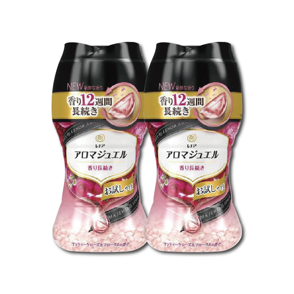 (2瓶超值組)日本P&G Lenor 衣物芳香顆粒香香豆180ml/瓶(滾筒/直立式洗衣機適