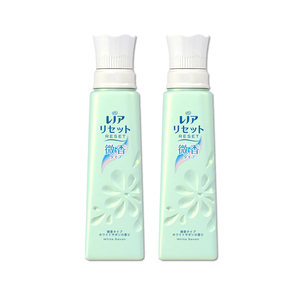 (2瓶超值組)日本P&G Lenor蘭諾-RESET防皺除臭抗縮纖維護理衣物柔軟精570ml/方