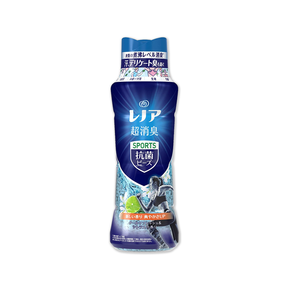 日本P&G Lenor-超消臭衣物除臭芳香顆粒香香豆490ml/瓶(芳香豆,香氛豆,留香