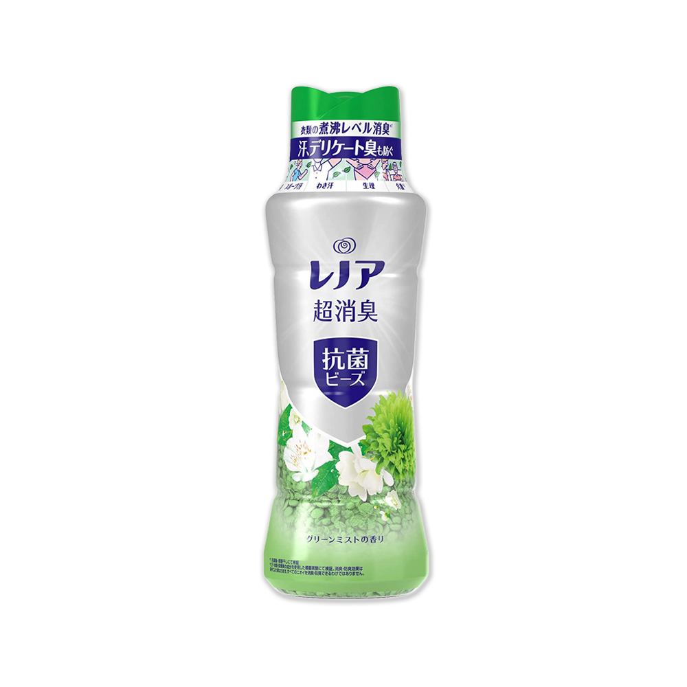 日本P&G Lenor-超消臭衣物除臭芳香顆粒香香豆490ml/瓶(芳香豆,香氛豆,留香