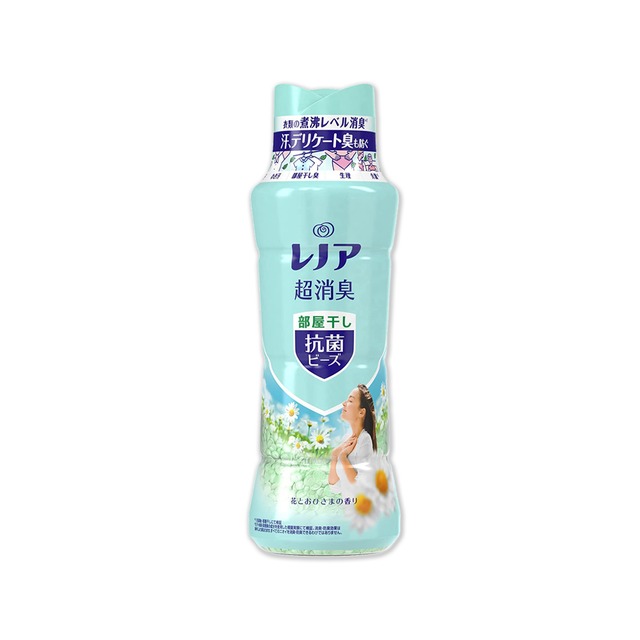 日本P&G Lenor-超消臭衣物除臭芳香顆粒香香豆490ml/瓶(芳香豆)-室內消臭