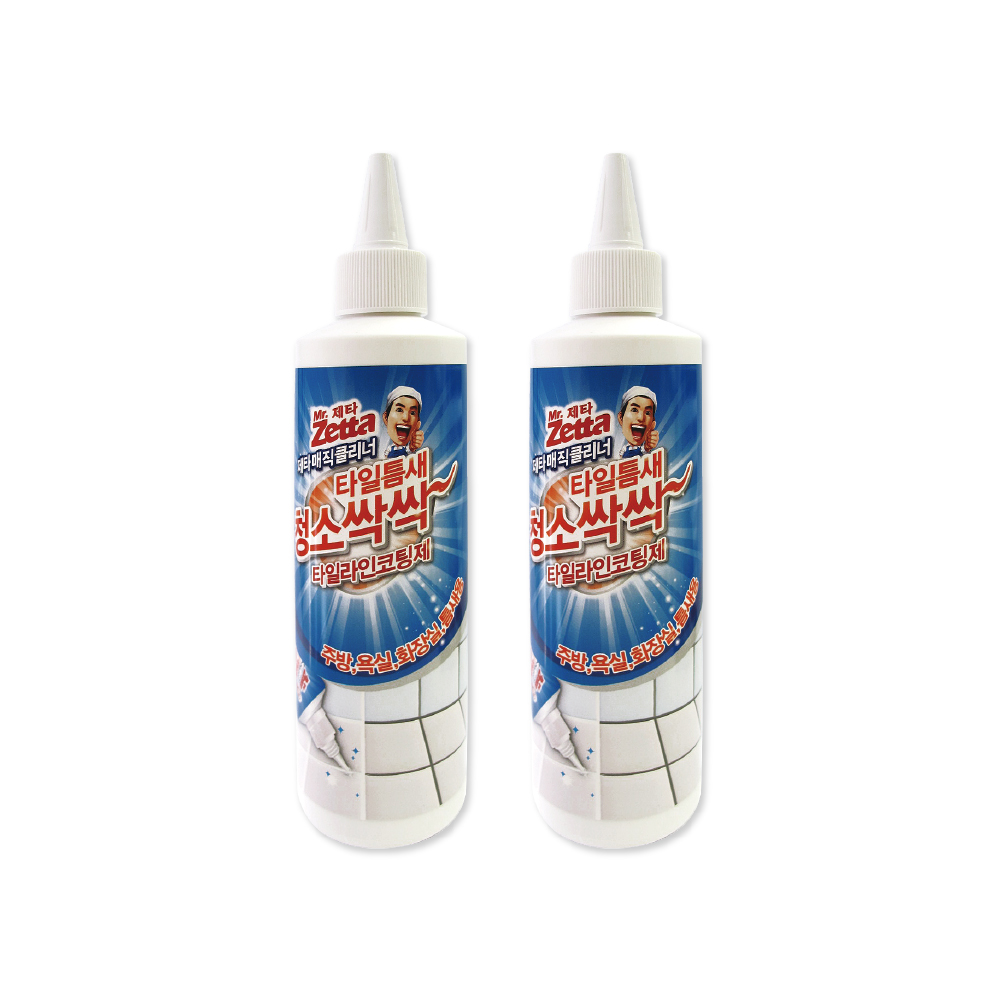 (2瓶超值組)韓國Zetta-廚房浴室DIY瓷磚縫隙修補1抹即白填充美縫劑200g/瓶(