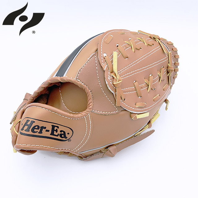 【禾亦】13'半皮棒球手套 - 加厚為手部輪廓設計的棒套