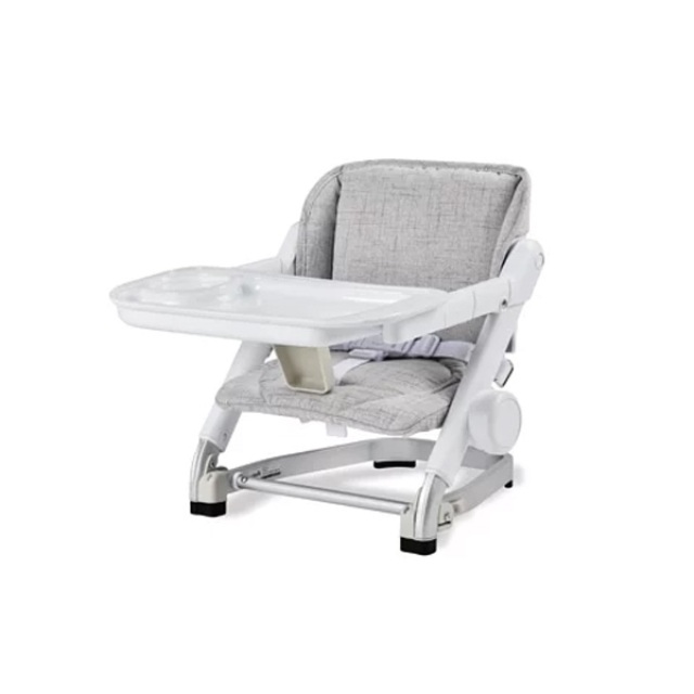 英國 Unilove Feed Me攜帶式寶寶餐椅_灰色 | 摺疊餐椅(椅身+椅墊)