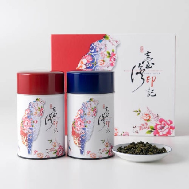 iTea我茶 台灣印記禮盒(清香梨山高冷茶+杉林溪高山茶) 4兩裝/2罐