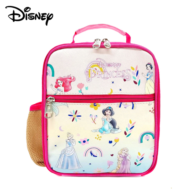 【Disney 迪士尼】餐袋 / 野餐袋 / 保冰保溫袋 ( 附背帶 ) - 公主系列