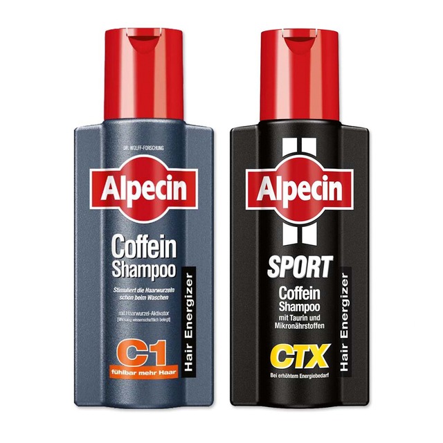 (2瓶組)德國Alpecin-強健髮根控油咖啡因洗髮露250ml/瓶-C1強健髮根*1瓶+CTX運