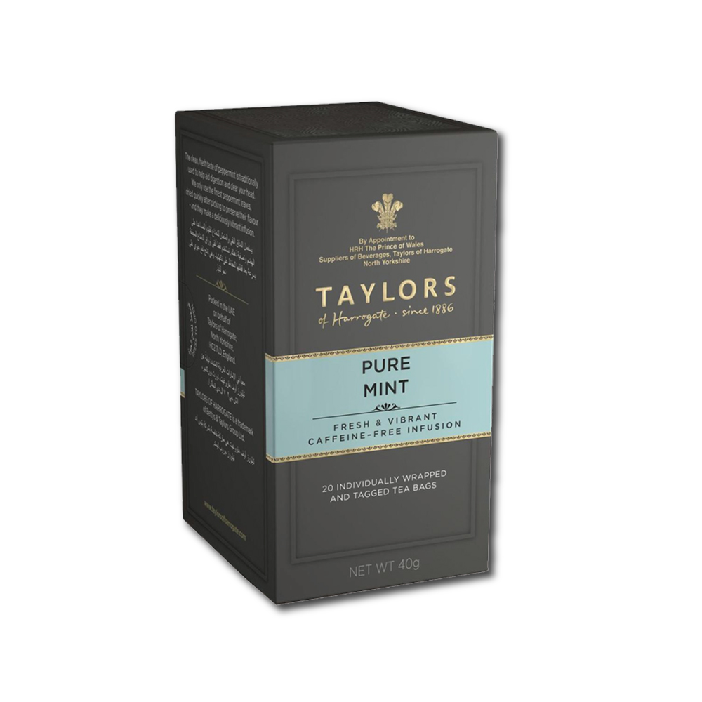 英國Taylors泰勒茶-特級經典茶包系列20入/盒(雨林聯盟及女王皇家認證)－