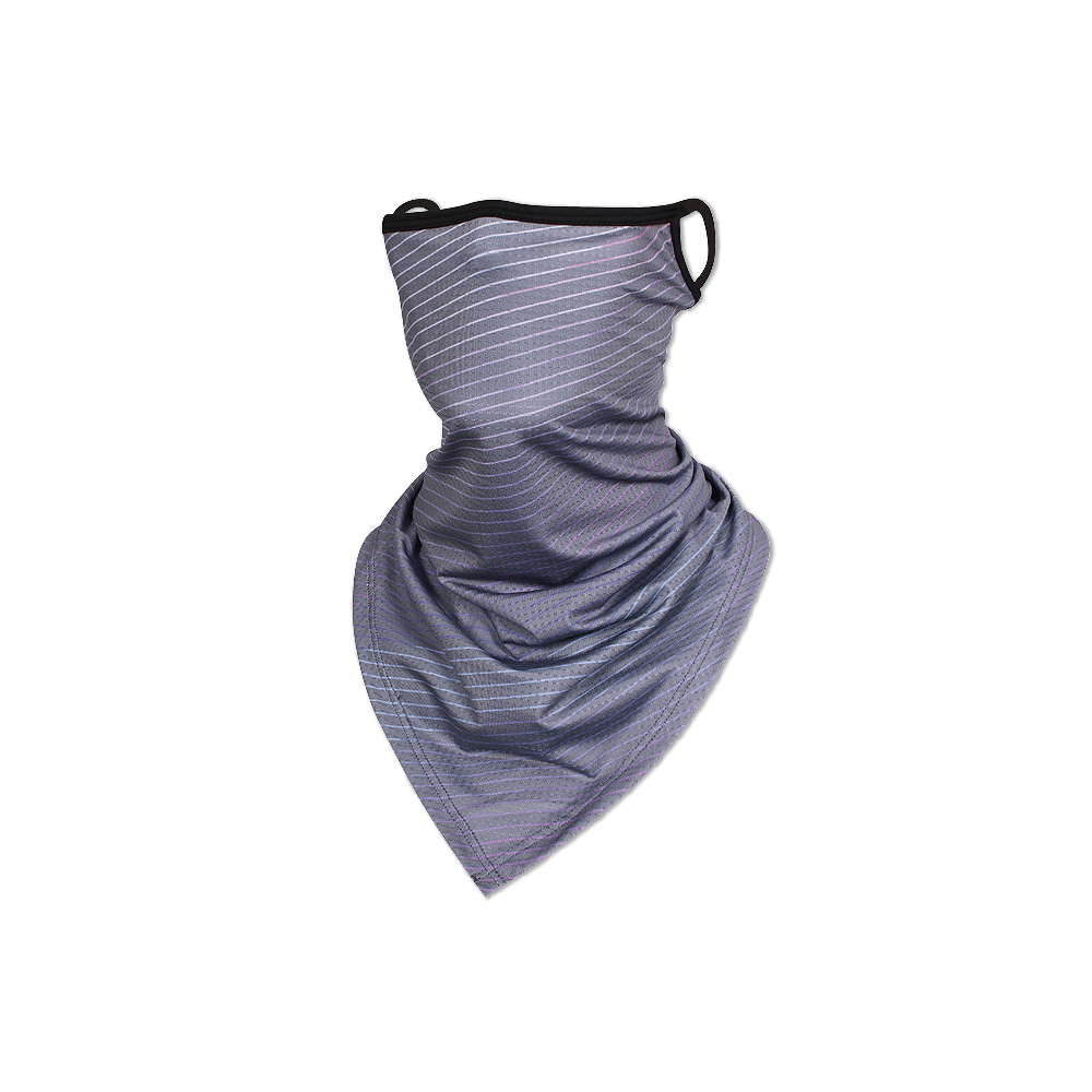 生活良品-抗UV防曬透氣冰絲涼感掛耳三角巾面罩1入/袋(騎車,登山,釣魚,路