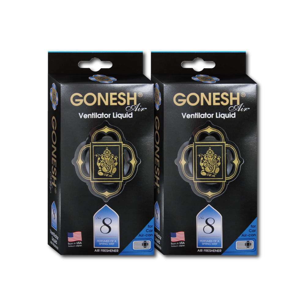 (2盒超值組)日本GONESH-室內汽車空調冷氣出風口專用夾式芳香劑 (No.8春之