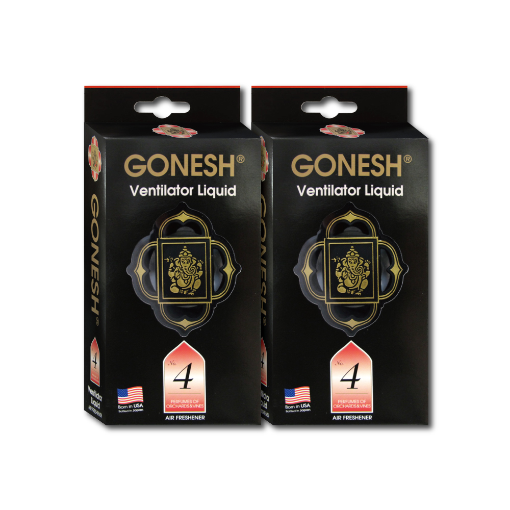 (2盒超值組)日本GONESH-室內汽車空調冷氣出風口專用夾式芳香劑1入/盒- No.4