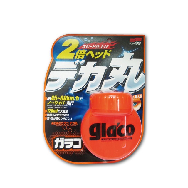 日本 SOFT99-C239免雨刷(巨頭)glaco玻璃撥水劑大頭玻璃驅水劑120ml/瓶