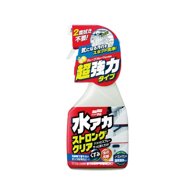 日本 Soft99-車身去污除水垢免水洗清潔劑500ml/瓶-W264葡萄柚香