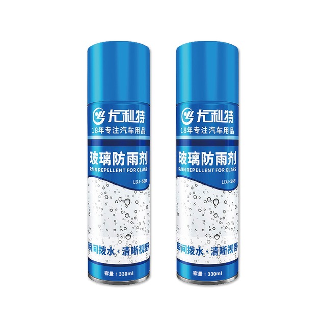 (2罐超值組) 尤利特Unit-免雨刷長效汽車玻璃防雨劑330ml/藍罐