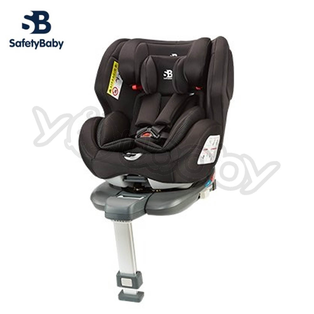 德國 Safety Baby 適德寶 0-12歲 isofix通風型汽座(金屬黑) /汽車安全座椅【贈