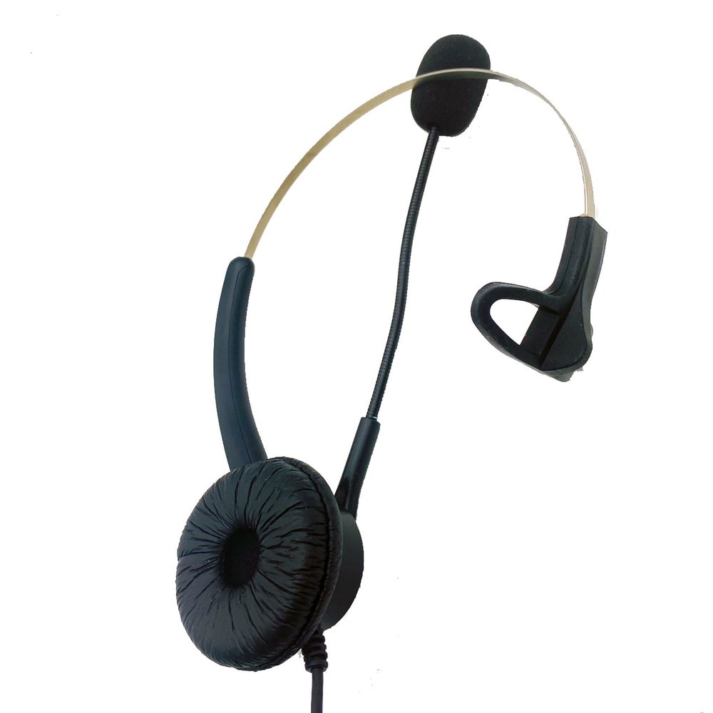 【IPTEL】單耳 頭戴式耳機麥克風 電銷 FHB100 電話耳機 東訊話機適用