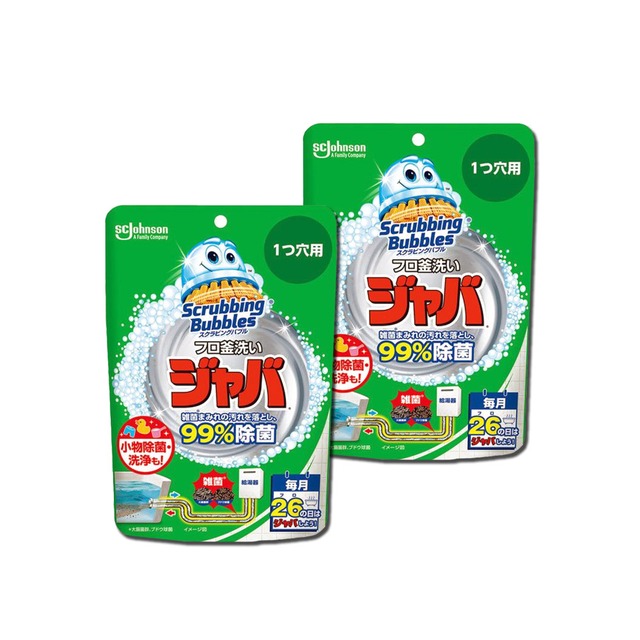 (2袋超值組) 日本SC Johnson莊臣-免刷洗浴缸多用途鹼性泡沫除水垢去汙消