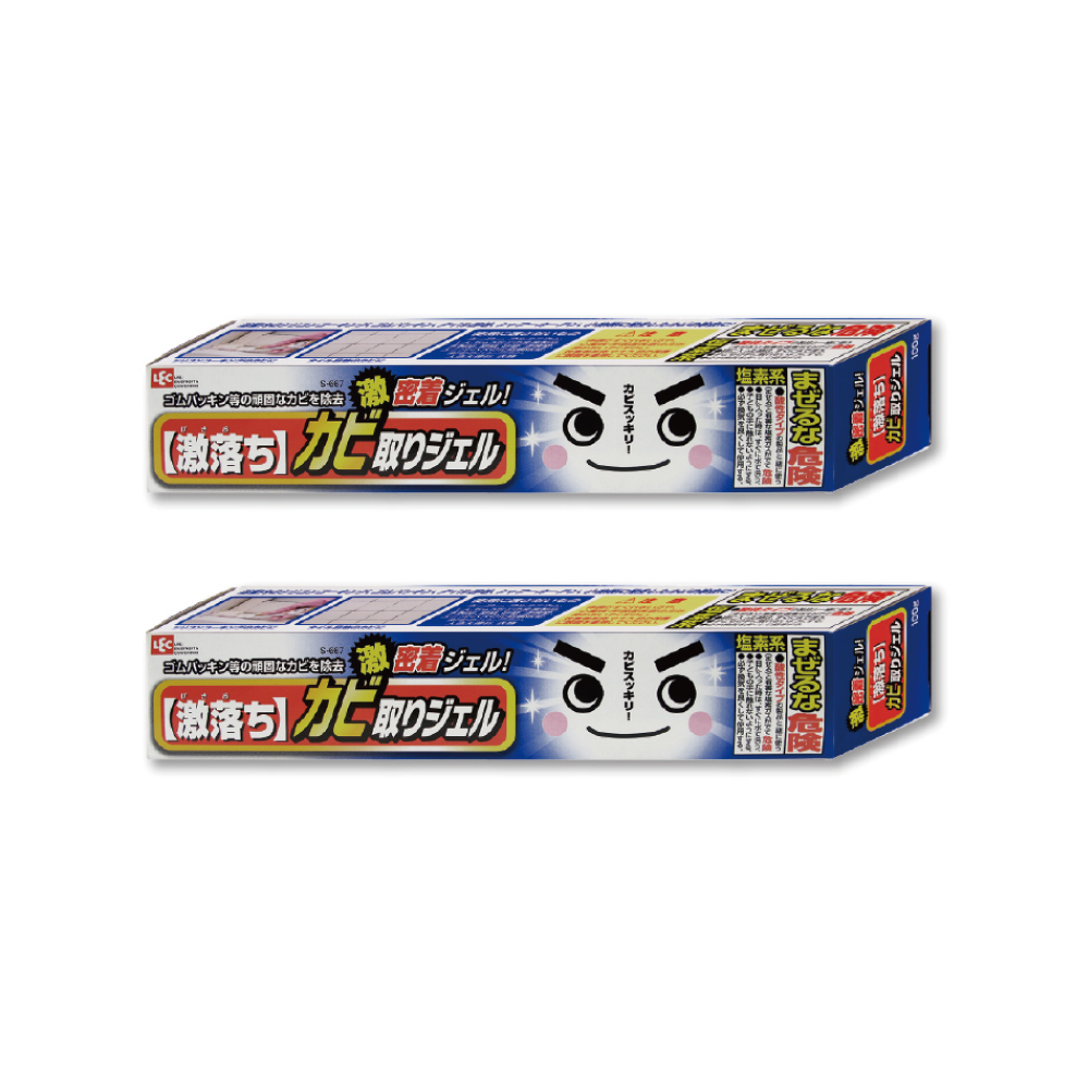 (2盒超值組)日本LEC激落君-廚房衛浴矽利康專業除霉膏凝膠劑100g/條 (減臭
