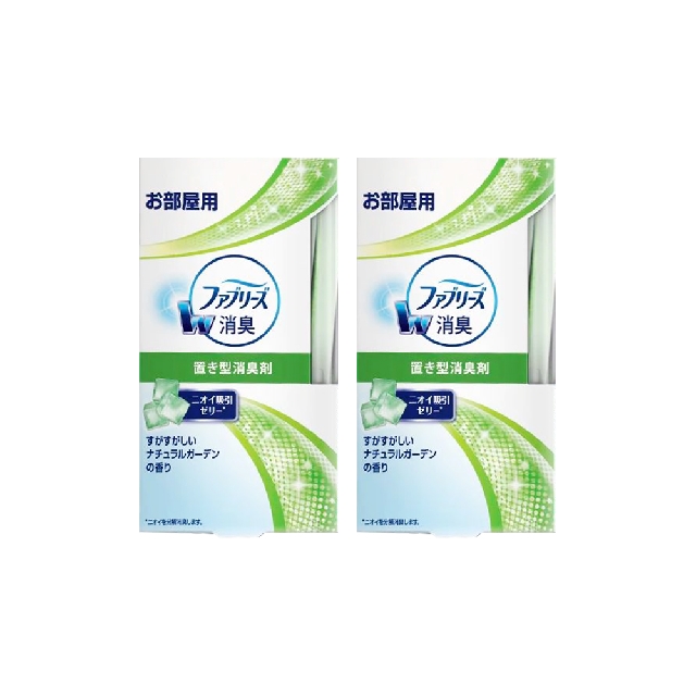 (任選2盒超值組)日本Febreze風倍清-W室內消臭放置型果凍凝膠除臭芳香劑130