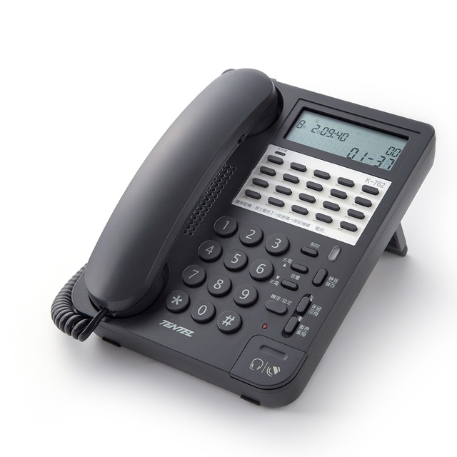 【中晉網路】國洋 K762 黑色話機 多功能來電顯示電話機 另售專用電話耳
