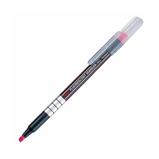 Pentel 飛龍 螢光筆 1.0~3.5mm 單色48支 /組 S512 粉紅