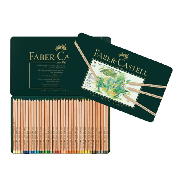 【Faber-Castell】輝柏 PITT粉彩色鉛筆 36色/盒 112136
